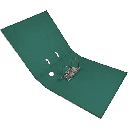 Папка-регистратор "Yesli:", А4, 75 мм, ПВХ, зеленый - 5