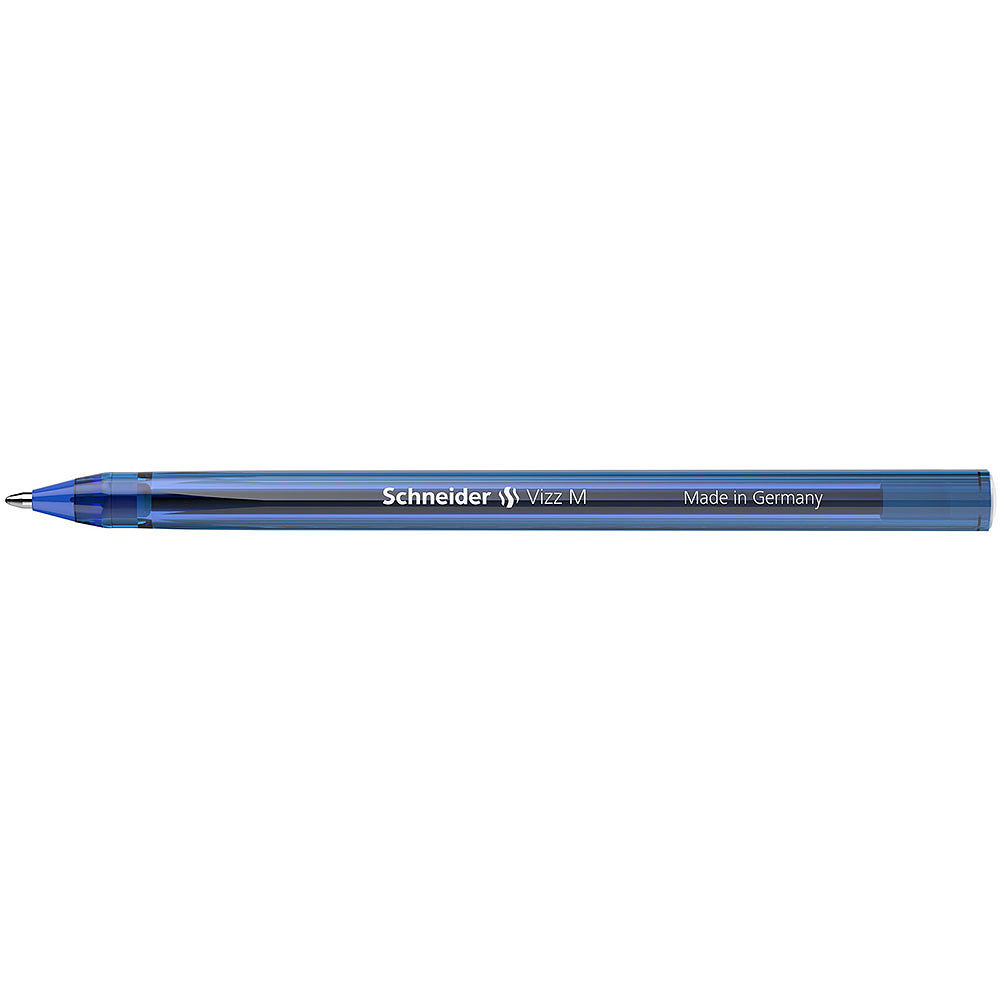 Ручка шариковая "Schneider Vizz M", синий, стерж. синий - 5