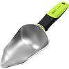 Набор садовых инструментов "Deli", 5 предметов (секатор, лопата 2 шт, грабли, щетка), зеленый, черный  - 2