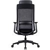 Кресло компьютерное SitZone E-VL002A, сетка, ткань, пластик, черный - 5