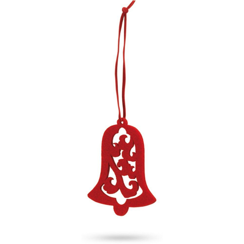 Набор новогодних игрушек "Jubany", 5 шт, красный - 3