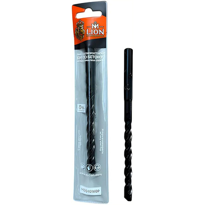 Бур по бетону M-Lion, MDD8110P, 8х110 мм, SDS+, двойная резьба