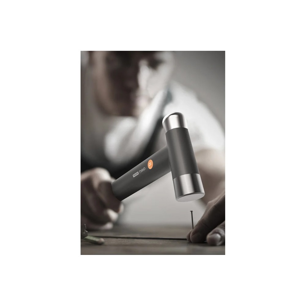 Молоток Deli HS EHT7008C, 0,25 кг, Soft Touch, оранжевый - 5