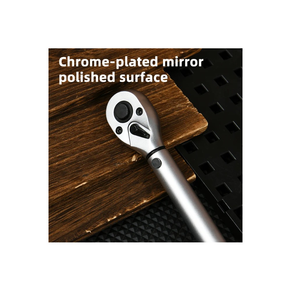 Ключ динамометрический Deli YS EDL-YN-40200, 40-200Нм 1/2", черный - 6