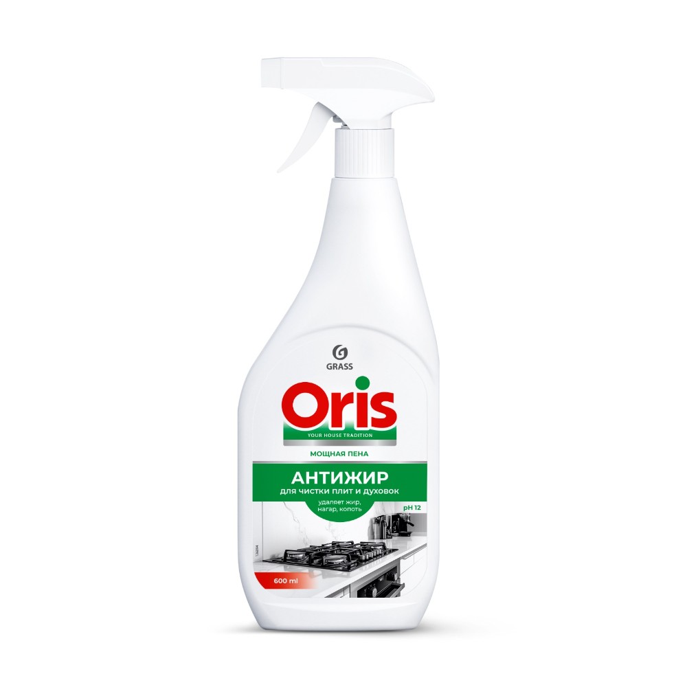 Средство чистящее для плит, духовок, грилей "Oris", 600 мл, с триггером