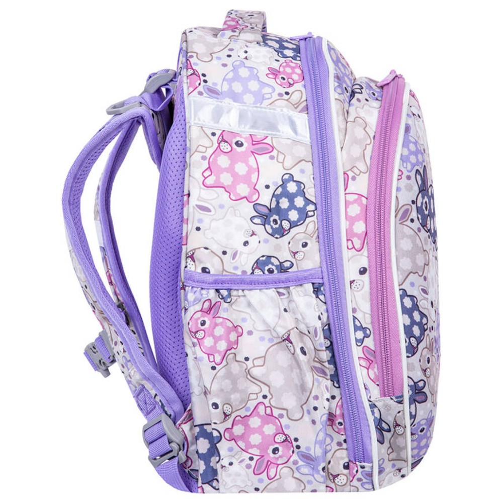 Рюкзак школьный CoolPack "White bunny", разноцветный