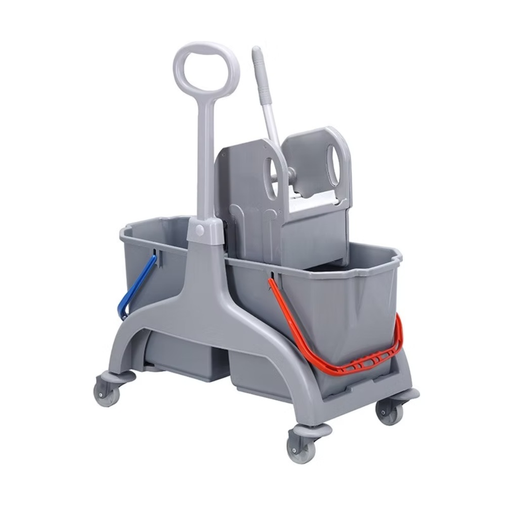 Тележка комплексная 2х25л с отжимом и транспортной ручкой