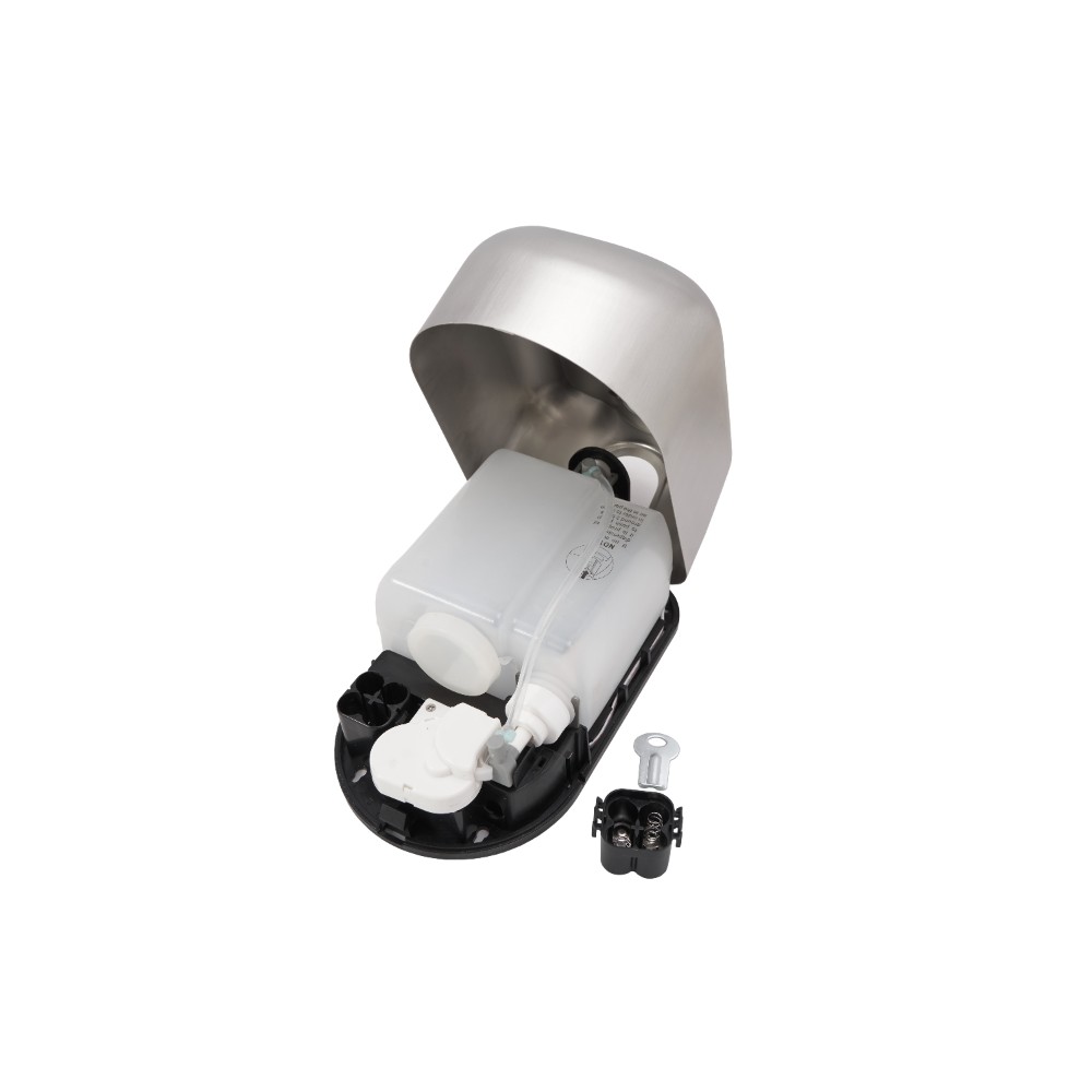 Диспенсер для мыла жидкого "BXG-ASD-1200", серебристый - 5