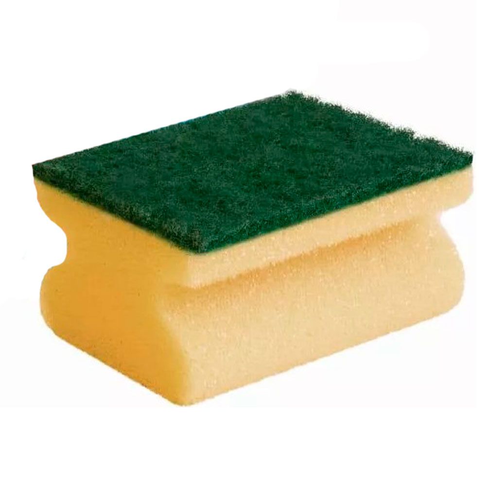 Губка кухонная для мытья посуды York профилированная