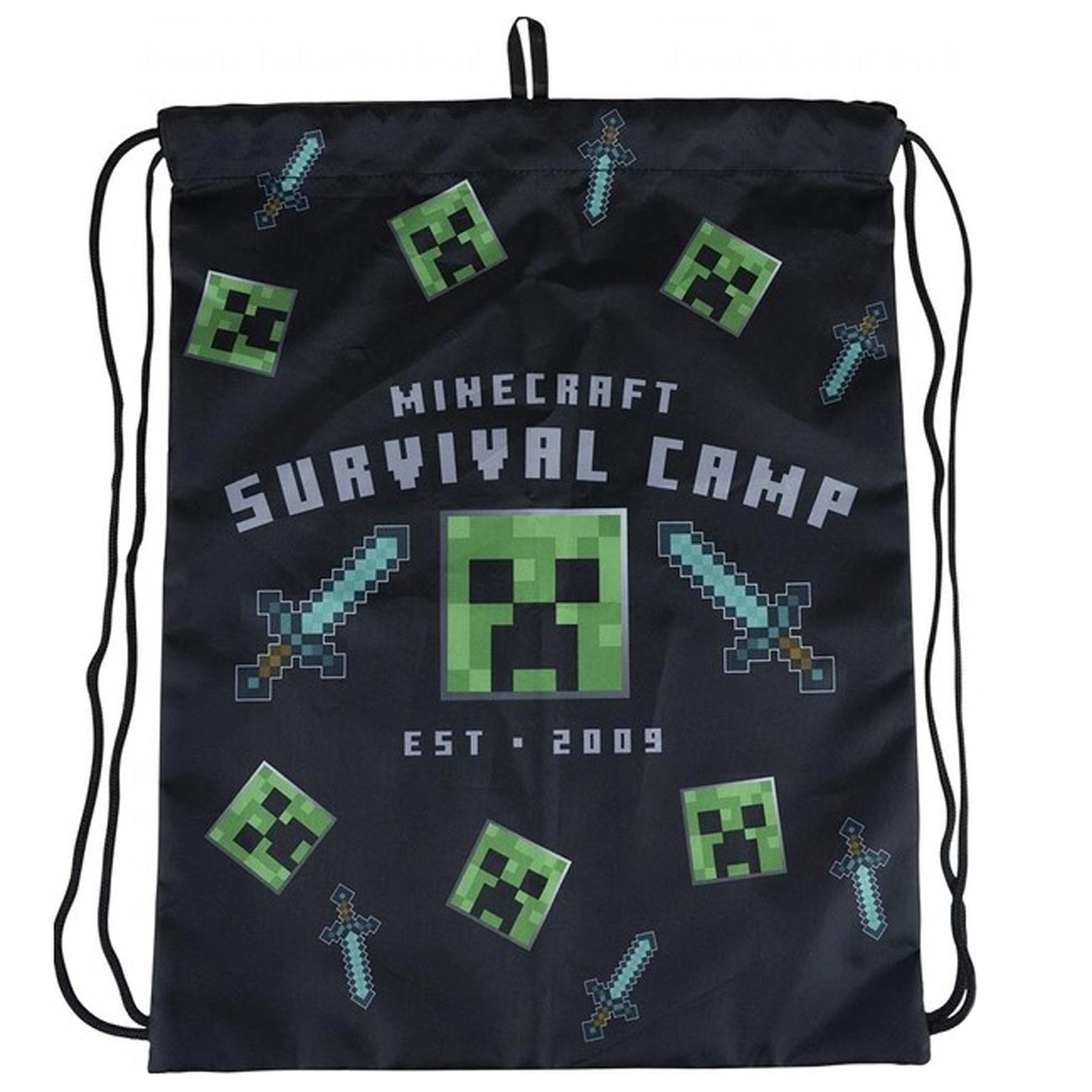 Мешок для обуви "Minecraft", 33x45 см