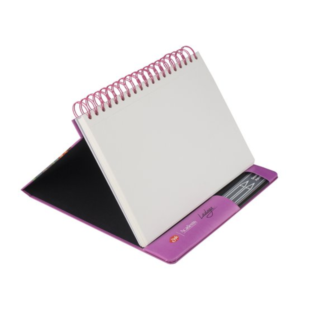 Скетчбук для акварели "Ладога", 17.5х25 см, 20 листов, розовый - 4