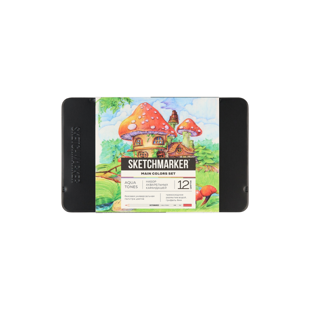 Цветные карандаши акварельные "Sketchmarker Основные цвета"
