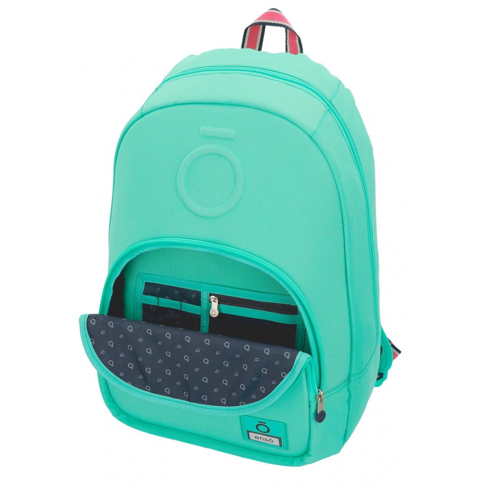 Рюкзак молодежный Enso "Basic" L, бирюзовый - 6