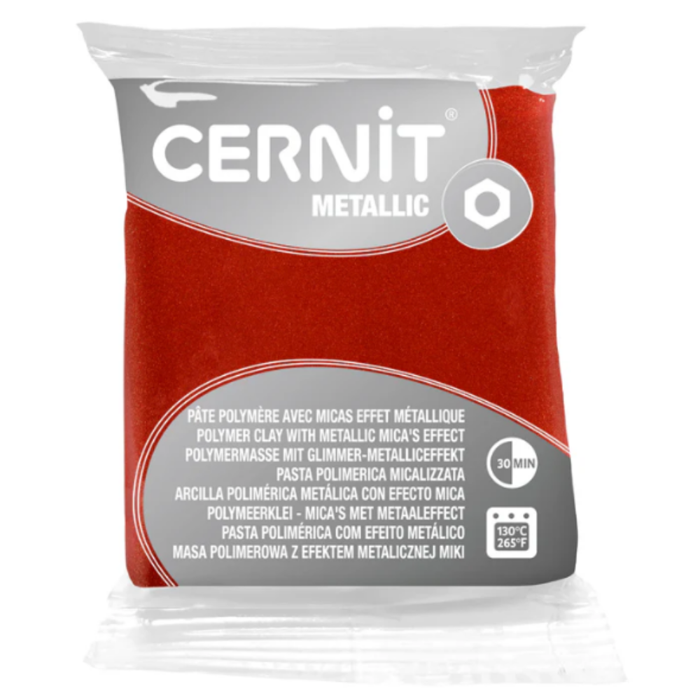 Полимерная глина "Cernit Metallic" 56 г