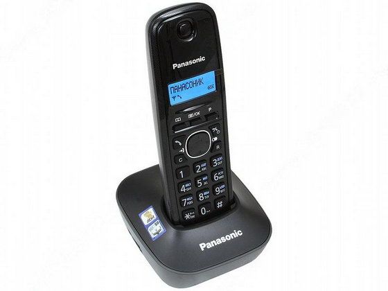 Беспроводной телефон Panasonic "Dect KX-TG1611RU", серый - 2