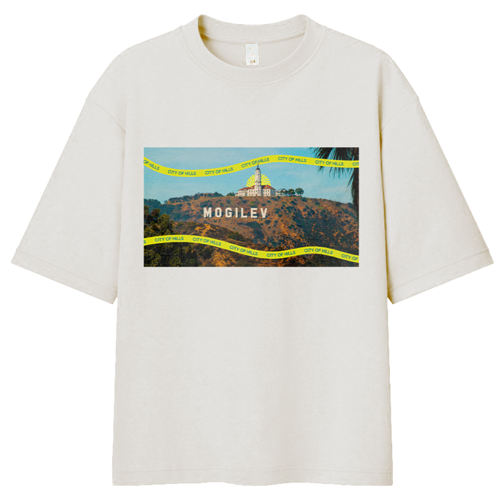 Футболка оверсайз унисекс "City of hills"