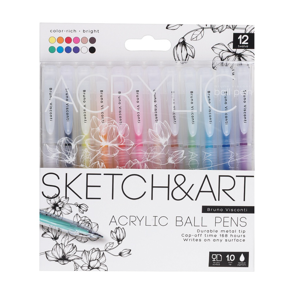 Набор ручек акриловых "Sketch&Art"