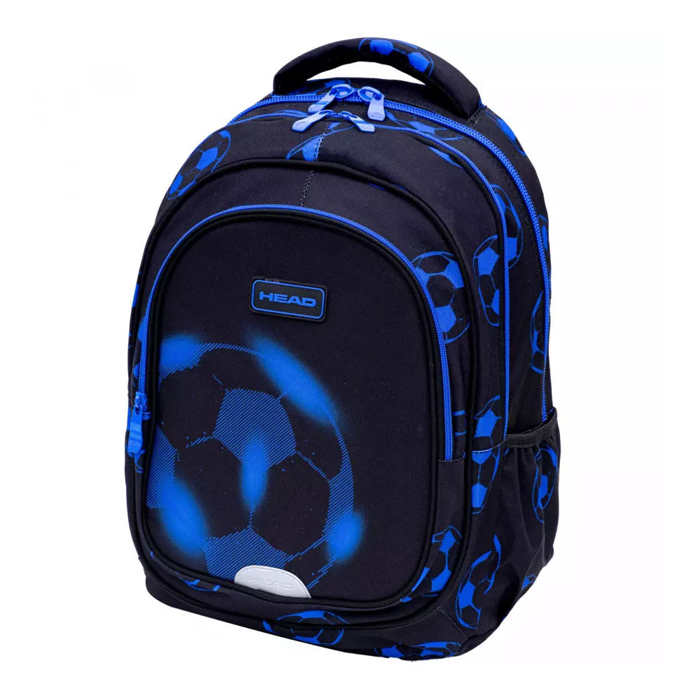 Рюкзак школьный "Neo Blue Football", черный 