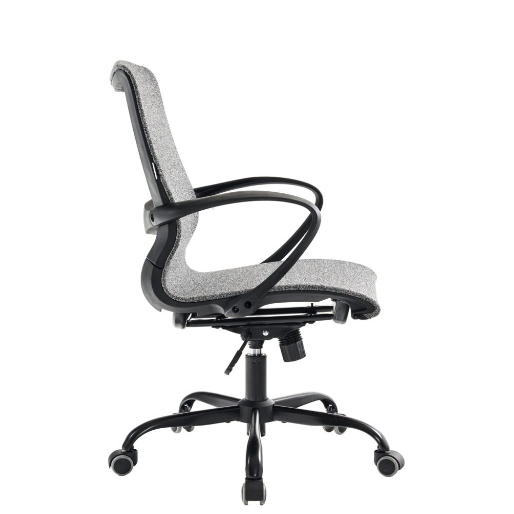 Кресло д/персонала EVERPROF Zero, ткань, металл, черный - 3