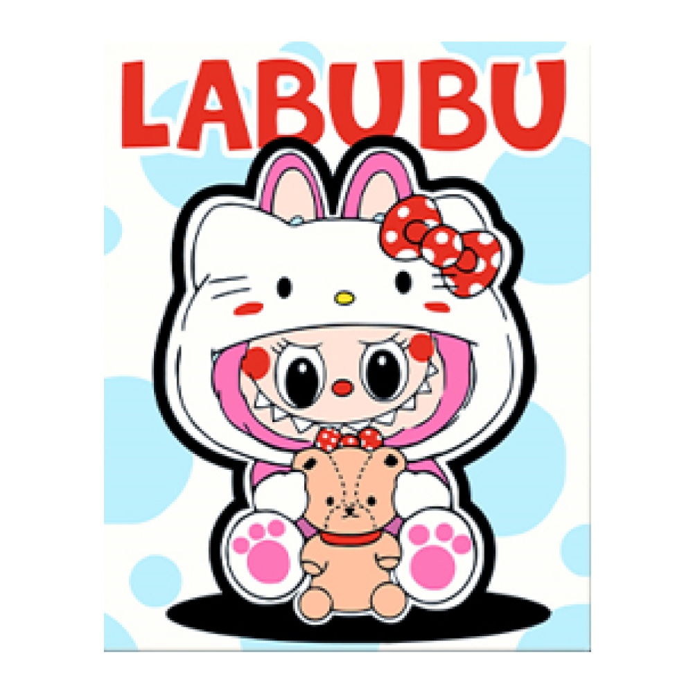 Картина по номерам "Labubu Hello Kitty"