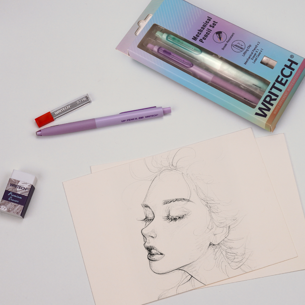 Карандаш автоматический "Space Up", 0.5 мм, зеленый - 3