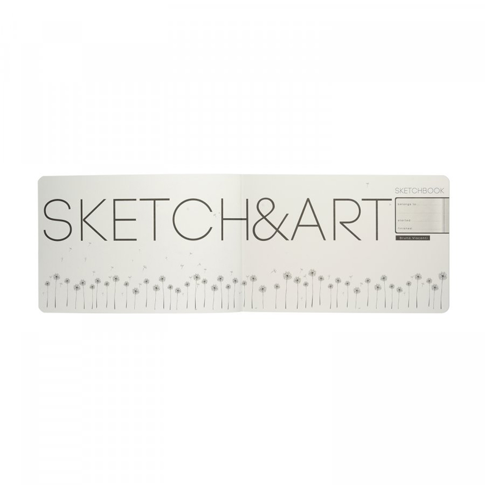 Скетчбук "Sketch&Art. Horizont", 25x17.9 см, 200 г/м2, 48 листов, красный - 5