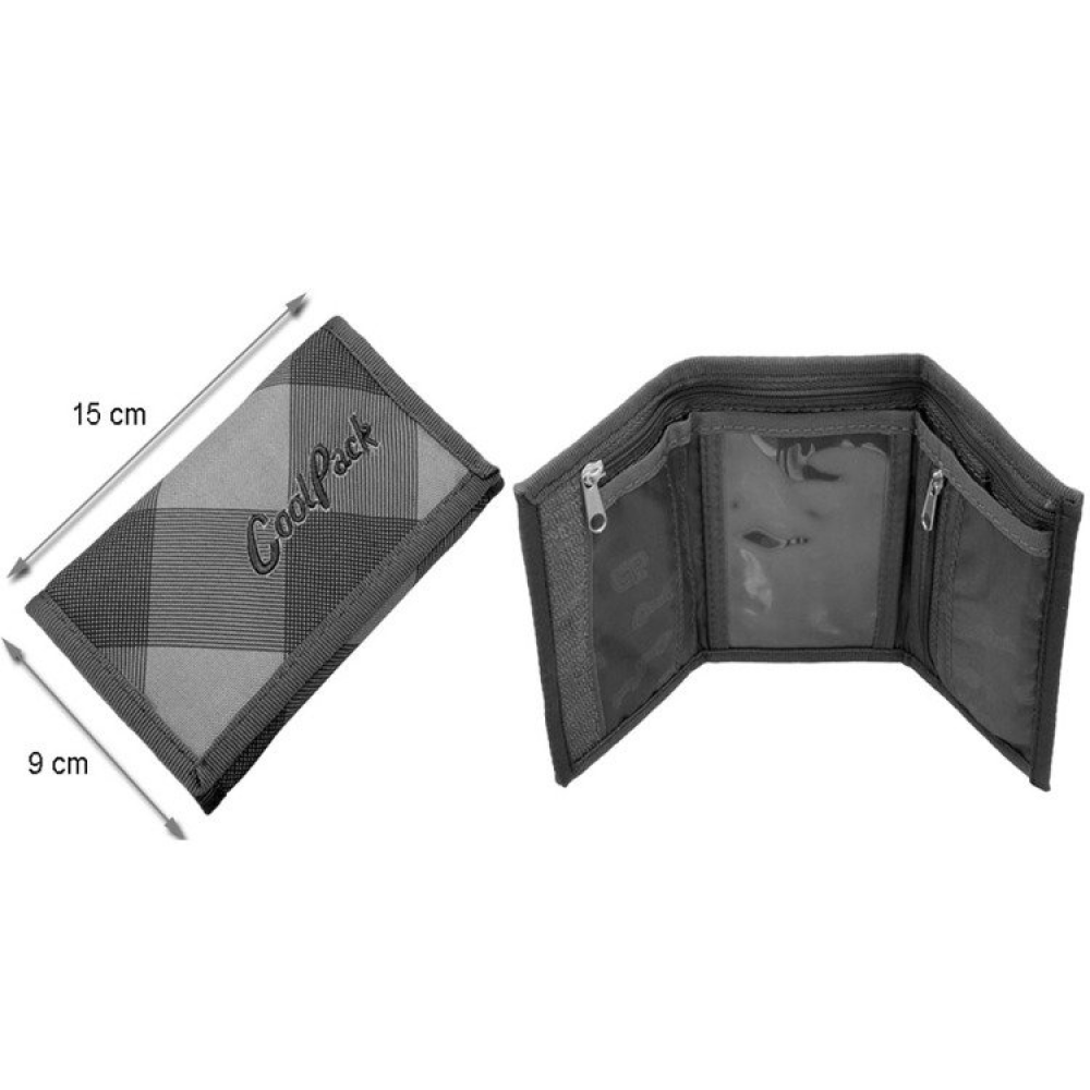 Кошелек "Sunny day", полиэстер, голубой, зеленый - 3
