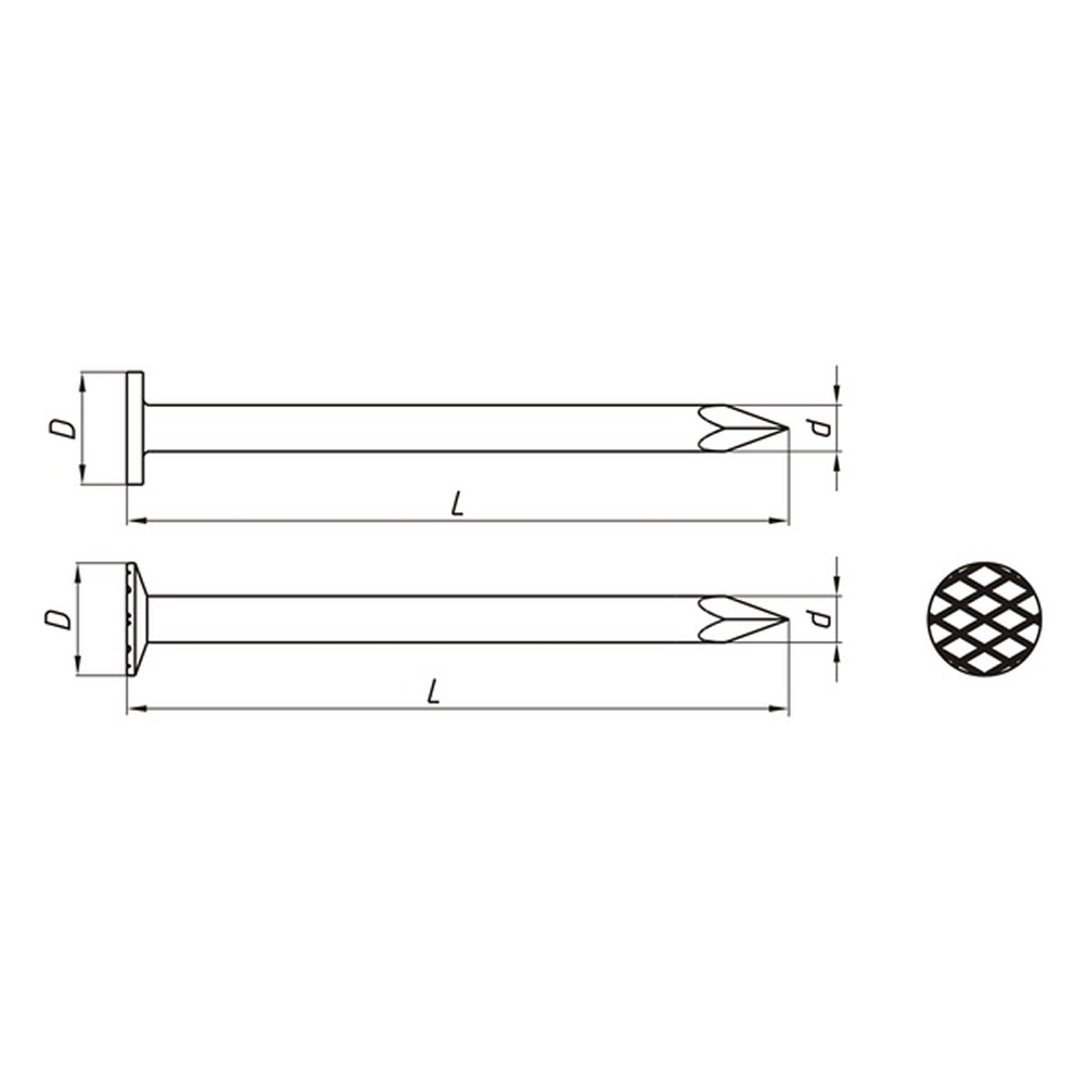 Гвозди строительные 5.0х150 мм, ГОСТ 4028-63, 5 кг - 2