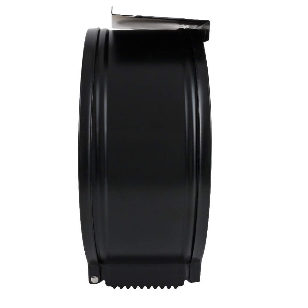 Диспенсер BXG-PD-5005B для туалетной бумаги в средних и больших рулонах, металл, черный, матовый - 6