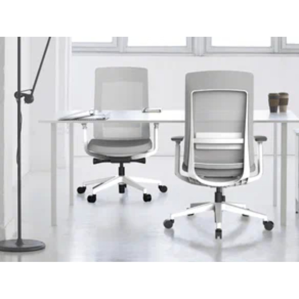 Кресло компьютерное SitZone E-VL002A, сетка, ткань, пластик, черный - 9