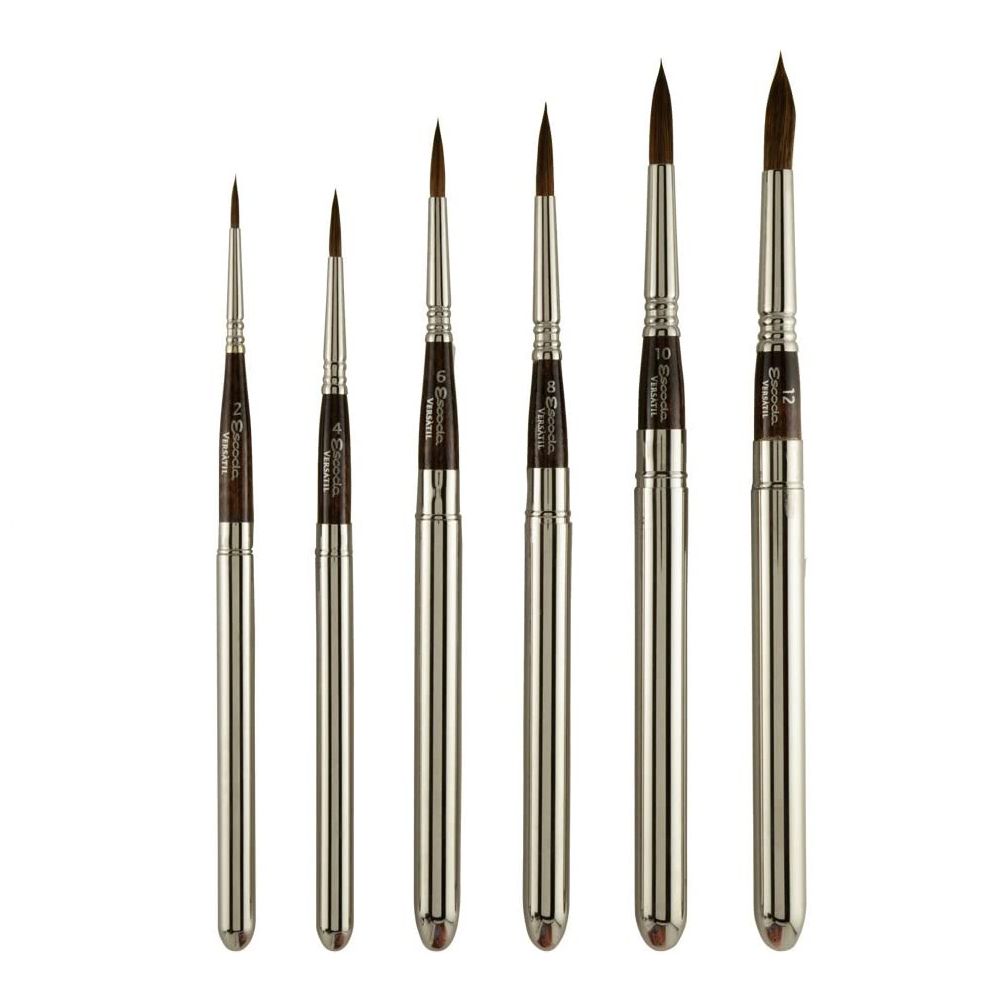 Кисть Escoda "Versatil 1548" имитация колонка, круглая