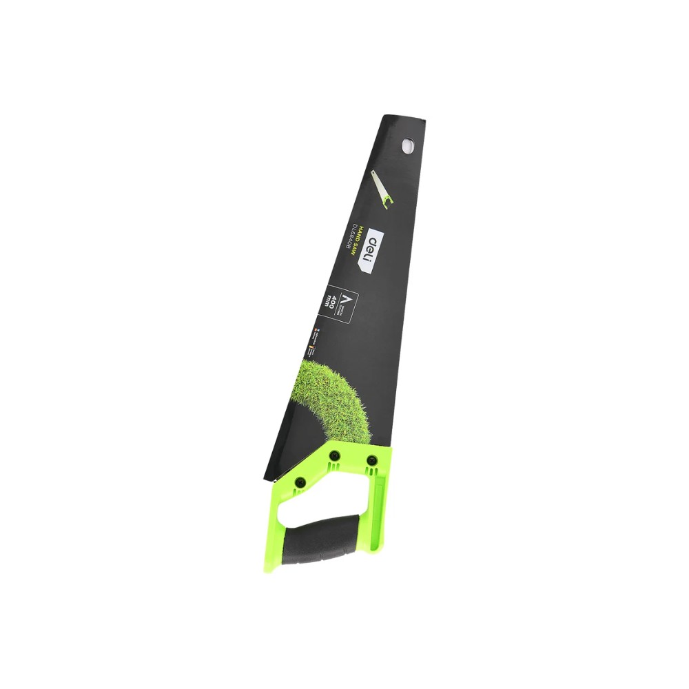 Ножовка Deli GS EDL6840B по дереву, 7 TPI, 400 мм, черный, зеленый - 10