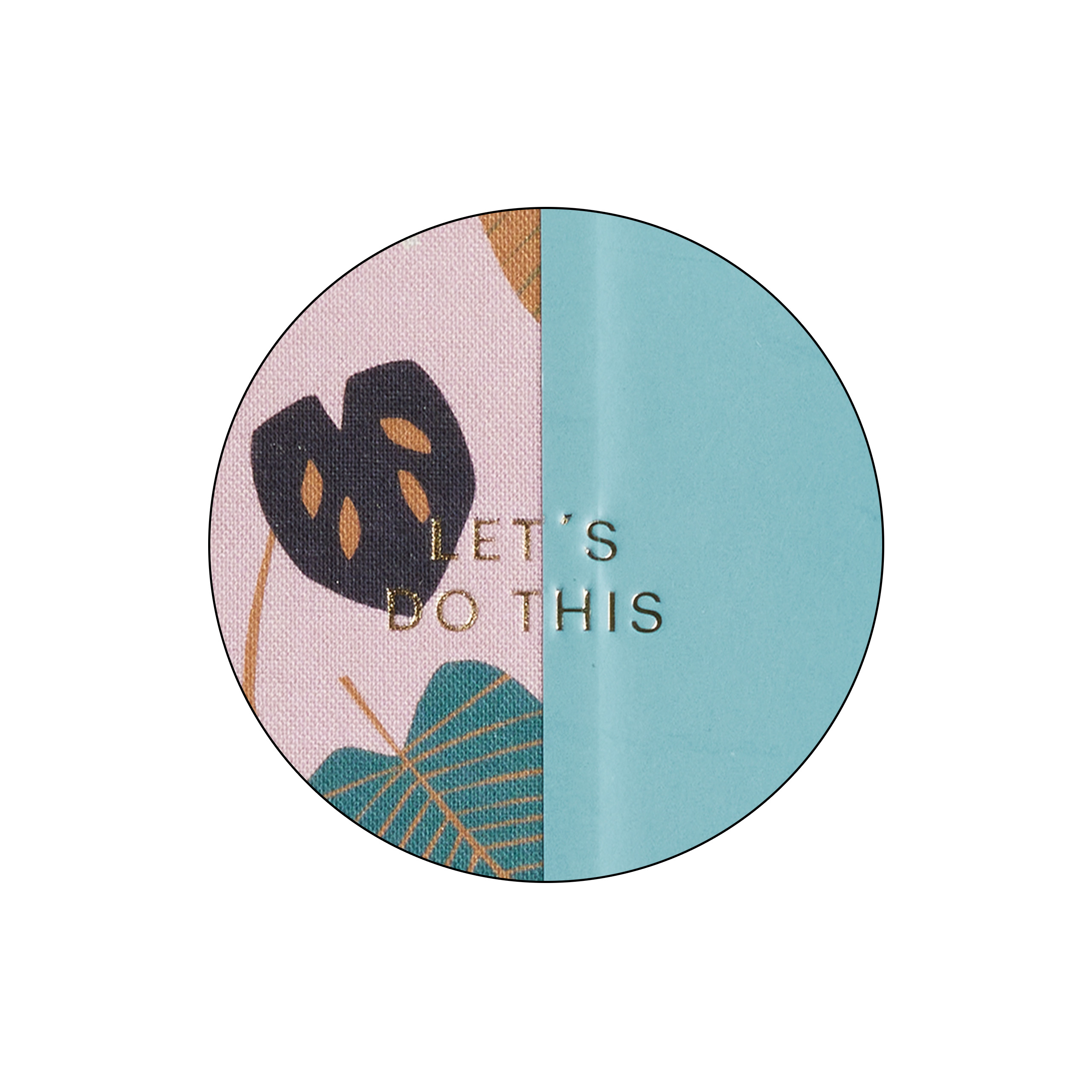 Блокнот Miquelrius "Autumn Leaves Pink-Blue", А5, 96 листов, в точку, розовый, голубой