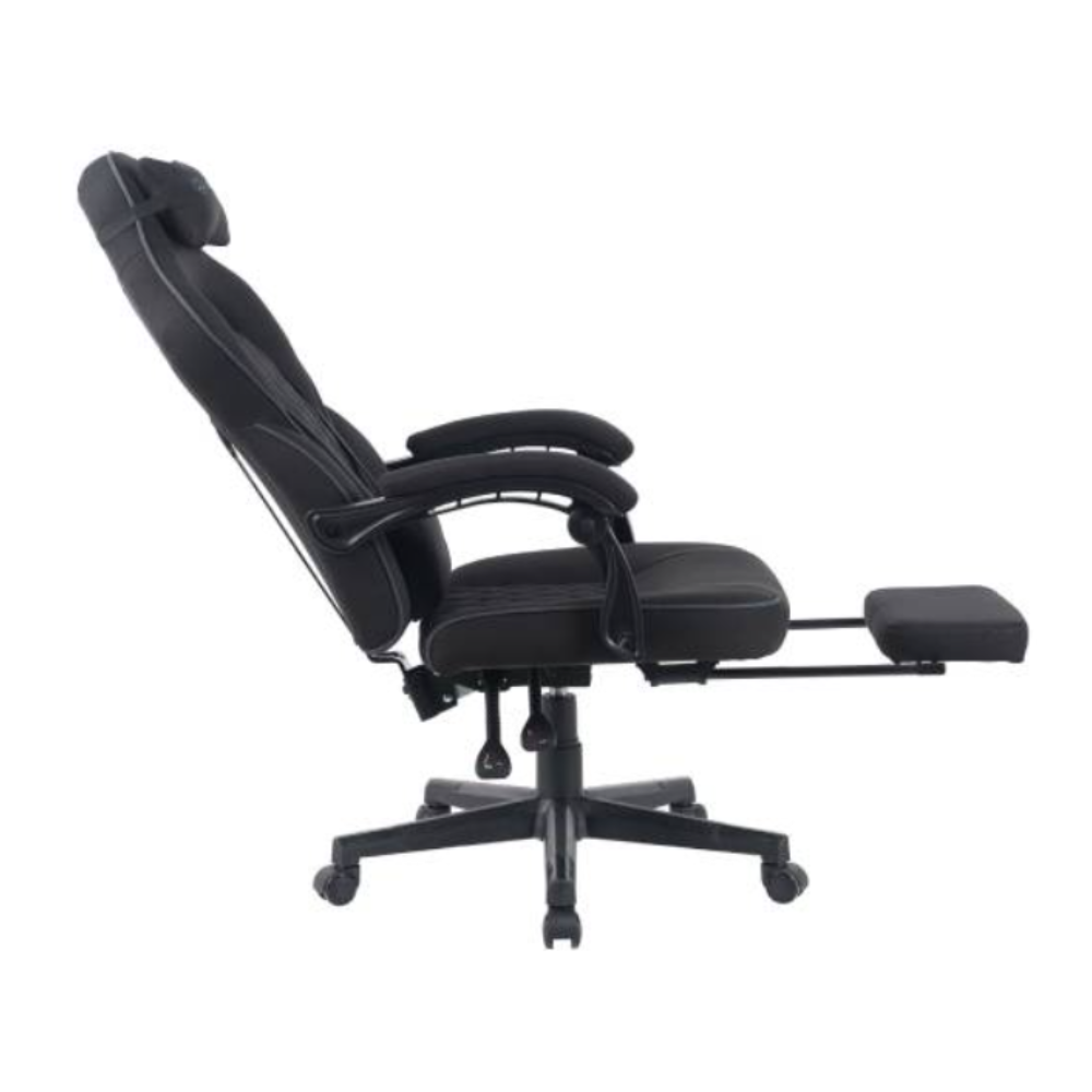 Кресло игровое BRAVE WS-5-1 Wong Black, ткань, черный - 2