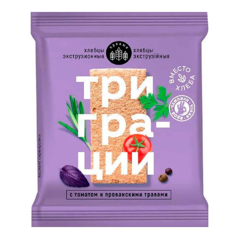 Хлебцы "Три Грации" с томатом и прованскими травами