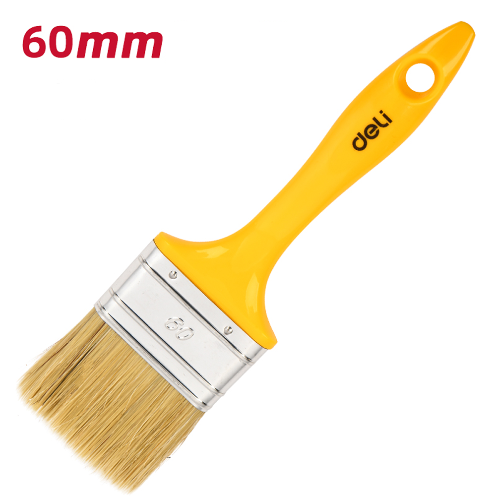 Кисть малярная Deli YS EDL509136, плоская, 2.4"-60 мм, смешанная щетина - 6