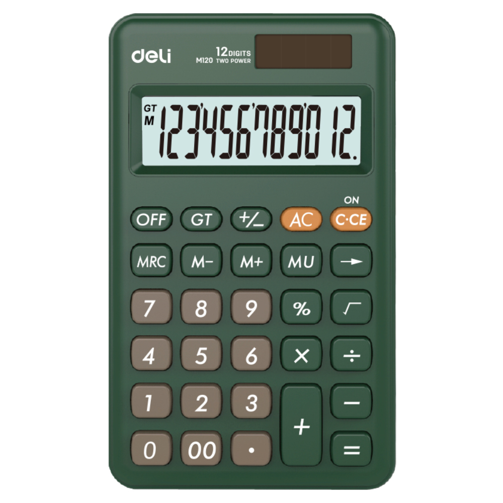 Калькулятор карманный Deli Easy "M120", 12-разрядный