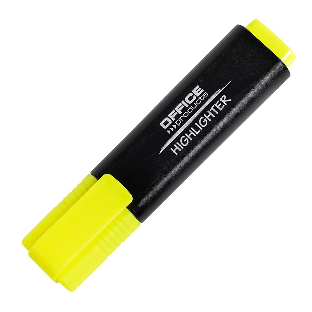 Маркер текстовый "Office Products", желтый