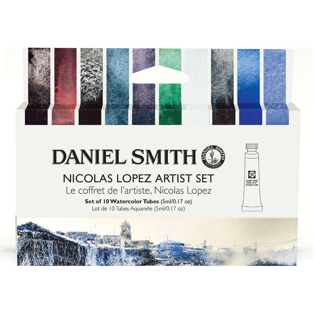 Краски акварельные Daniel Smith "Nicolas Lopez Master Artist Set", 10 цветов, тубы