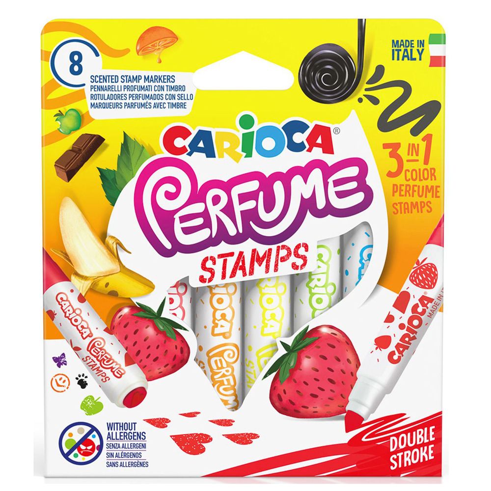 Фломастеры "Perfume Stamps" со штампами, 8 шт, -30%