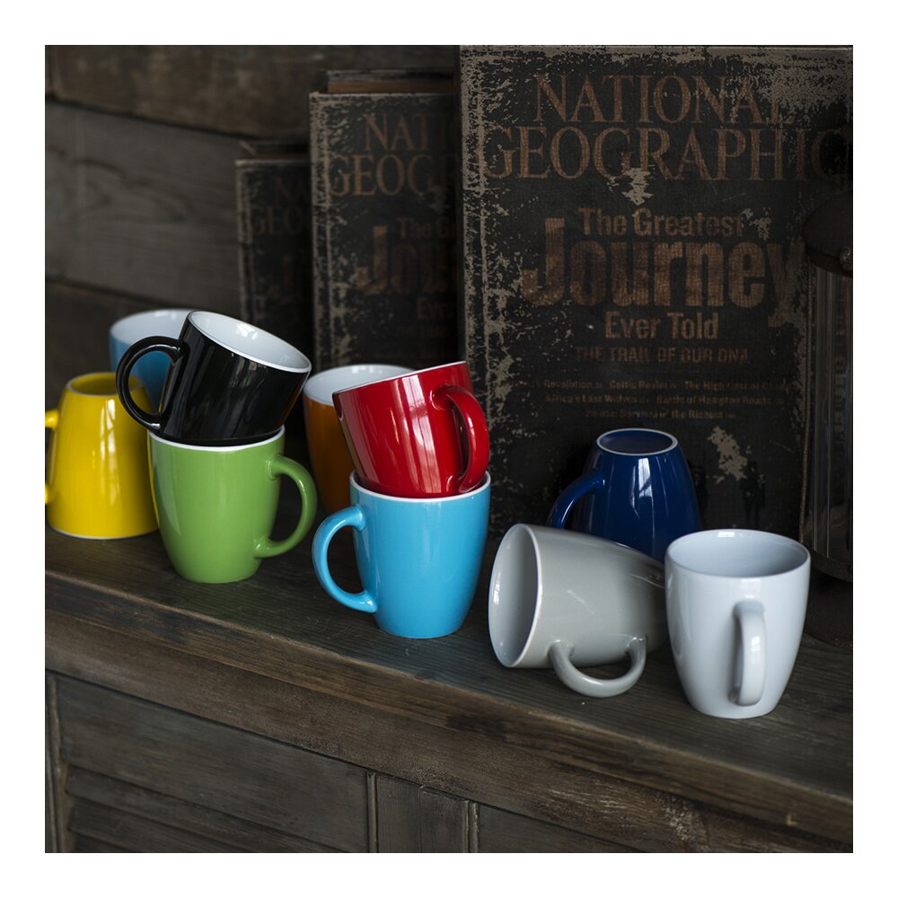 Кружка "Anna", керамика, 310 мл, черный