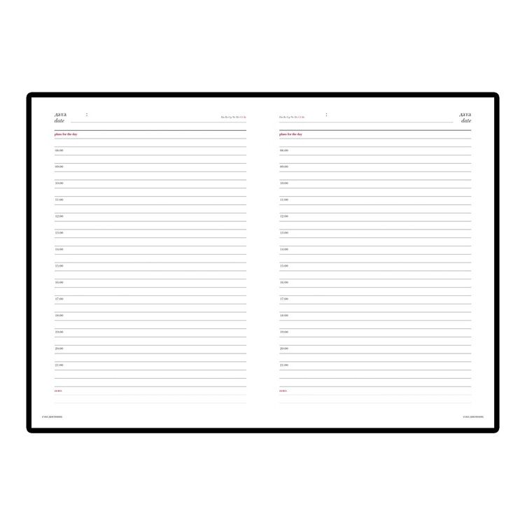 Ежедневник недатированный "Sidney Nebraska", A5+, 272 страницы, черный - 2