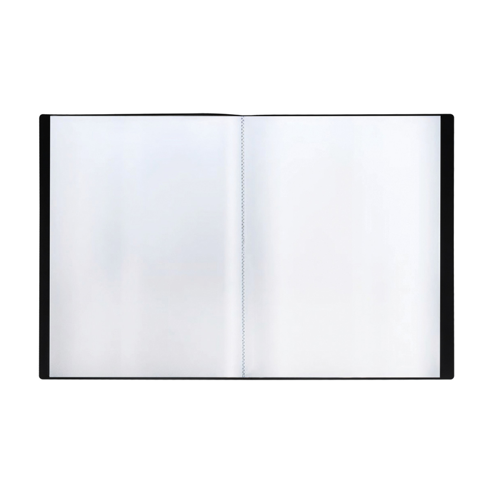 Папка с файлами "Стамм", 10 карманов, черный