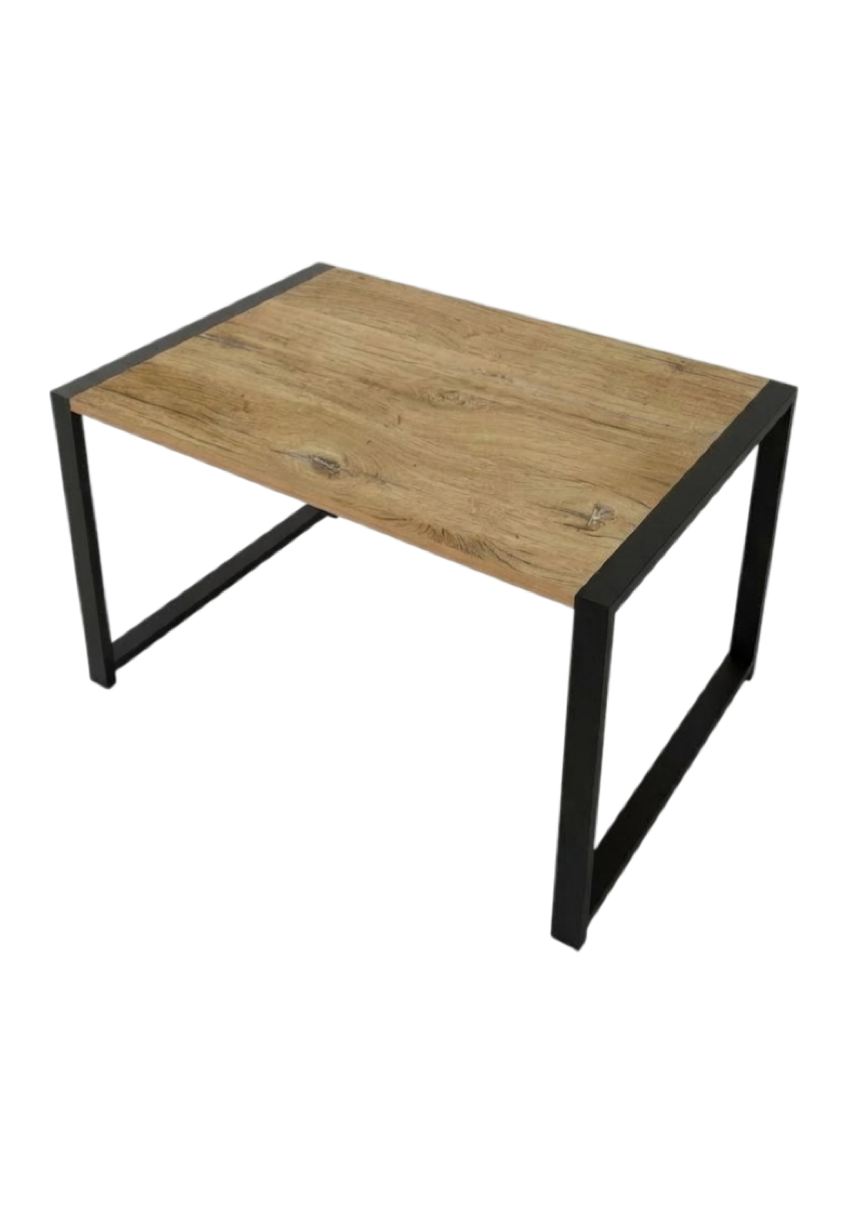 Стол журнальный ALLERD RION, черный муар, Дуб Нокс