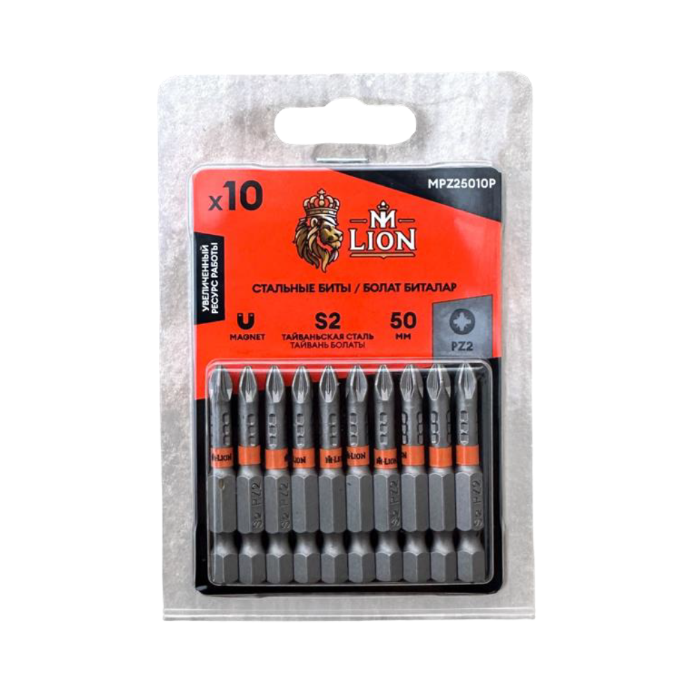 Бита стальная M-Lion MSBPH225-10, PH 2х25 мм