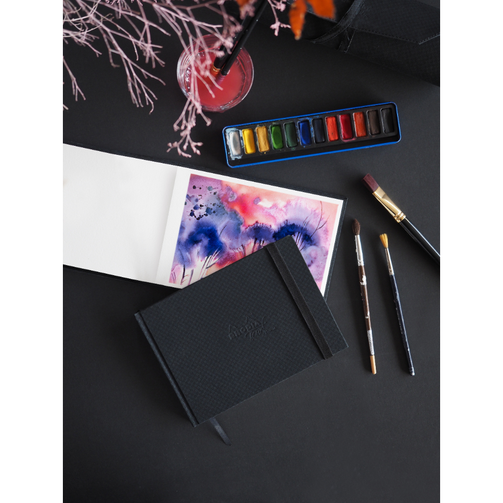 Скетчбук "Rhodia Touch", 300 г/м2, 21x29,7 см, 20 листов, черный