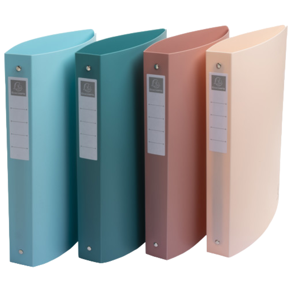 Папка на кольцах "Skandi", 4 кольца, ассорти