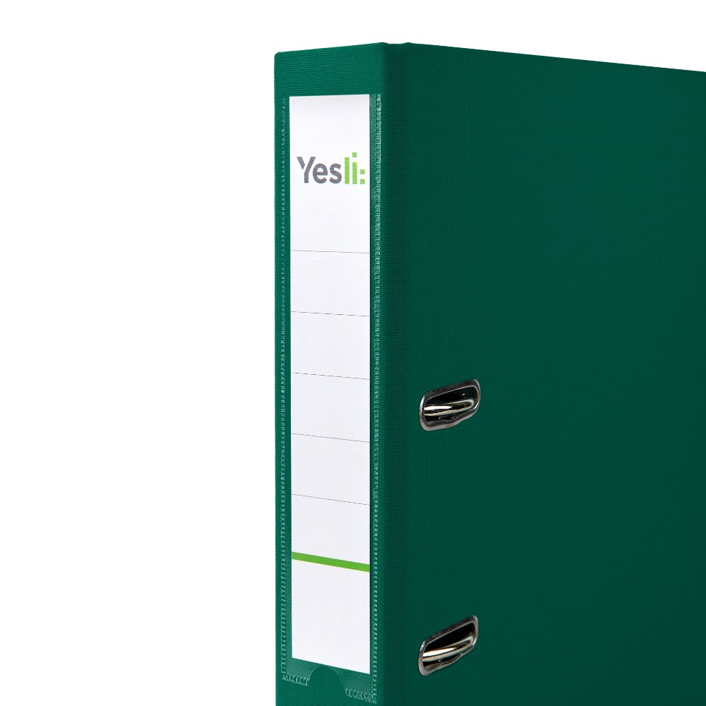 Папка-регистратор "Yesli:", А4, 50 мм, ПВХ, зеленый