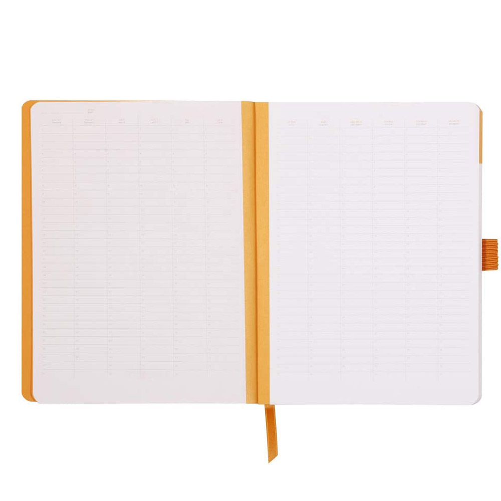 Блокнот "Rhodiarama Meeting" на резинке, A5+, 80 листов, линейка, малиновый