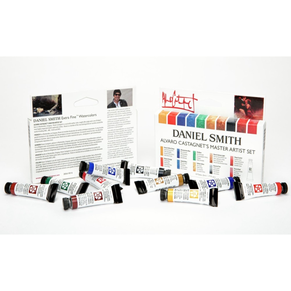 Краски акварельные Daniel Smith "Alvaro Castagnet Master Artist Set", 10 цветов, тубы - 2